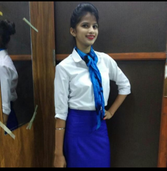 course in aviation- student of megaversity-Aarti