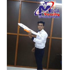 course in aviation- student of megaversity- Raj